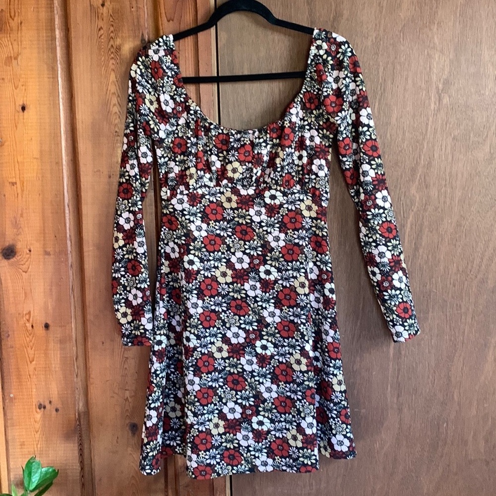Topshop Floral Mini Dress